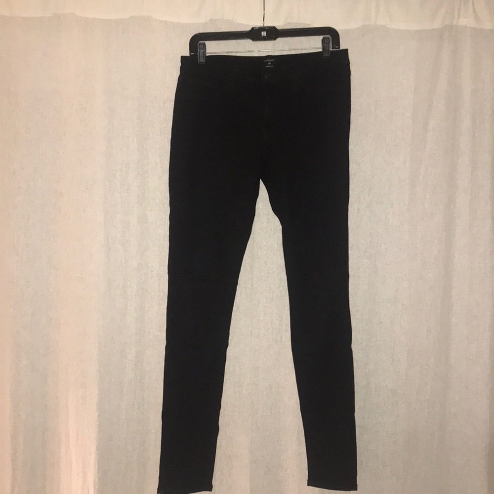 Black stretch skinny jeans